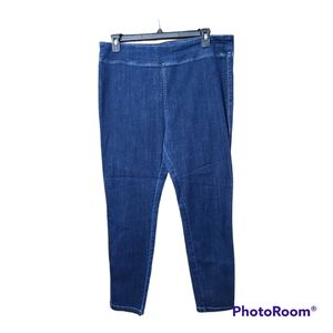 LOGO by Lori Goldstein denim jeggings. Size 20W